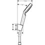 Душевой набор Hansgrohe Crometta, 1jet, шланг 160 см, 26567400