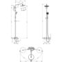 Душевая панель Hansgrohe Croma 220 Showerpipe, 27223000