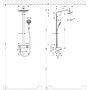 Душевая система Hansgrohe Raindance Select E, 2jet, EcoSmart, 27283400