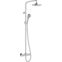 Душевая система Hansgrohe Vernis Blend Showerpipe 200, термостат, EcoSmart, хром, 26089000