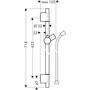 Душевая штанга Hansgrohe Unica S Puro, со шлангом 65 см, 28632990