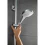 Душевой набор Hansgrohe Croma Select E Multi, EcoSmart, штанга 65 см, 26581400
