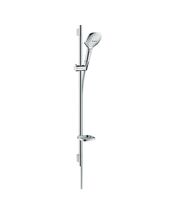 Душевой набор Hansgrohe Raindance Select 120, 3jet, EcoSmart, штанга 90 см, мыльница, 26623000