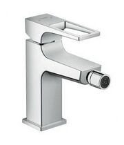 Смеситель для биде Hansgrohe Metropol, рукоятка-петля, Push-Open, 74520000