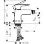 Смеситель для биде Hansgrohe Talis Е, 71720670