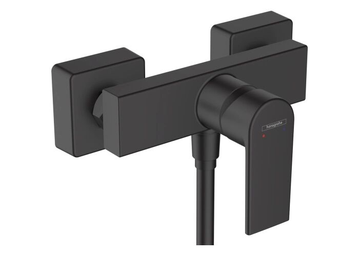 Смеситель для душа Hansgrohe Vernis Shape, однорычажный, матовый черный, 71650670