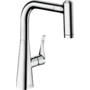 Кухонный смеситель Hansgrohe Metris 220, с вытяжным душем, 14834000
