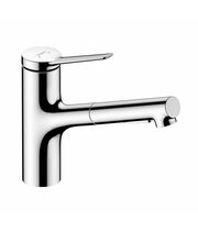 Кухонный смеситель Hansgrohe Zesis M33, 150 с вытяжным душем, хром, 74800000