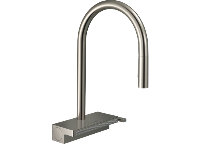 Смеситель для кухни Hansgrohe Aquno Select M81 170, с вытяжным душем, нерж, 73831800