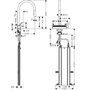 Смеситель для кухни Hansgrohe Aquno Select M81 170, с вытяжным душем, нерж, 73831800