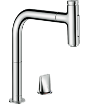 Смеситель для кухни Hansgrohe Metris Select M71 200, с вытяжным душем, 73819000