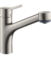 Смеситель для кухни Hansgrohe Talis M52 170, с вытяжным душем, нерж, 73860800