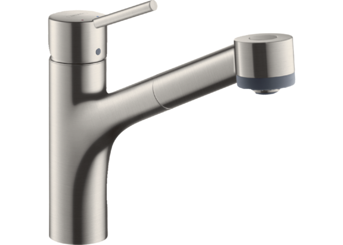 Смеситель для кухни Hansgrohe Talis M52 170, с вытяжным душем, нерж, 73860800