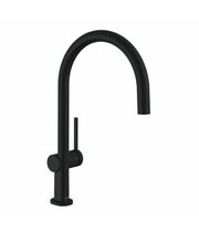 Смеситель для кухни Hansgrohe Talis M54, высокий излив, черный, 72804670