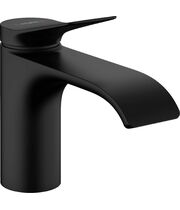 Кран холодной воды Hansgrohe Vivenis 80, без донного клапана, черный матовый, 75013670