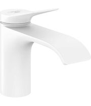 Кран холодной воды Hansgrohe Vivenis 80, без донного клапана, матовый белый, 75013700