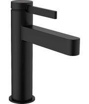 Смеситель Hansgrohe Finoris 110, с клапаном Push-Open, CoolStart, черный матовый, 76024670