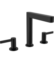 Смеситель Hansgrohe Finoris 160, с клапаном Push-Open, на 3 отв, черный матовый, 76034670