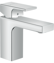 Смеситель для раковины Hansgrohe Vernis Shape 100, сливная гарнитура, хром, 71568000