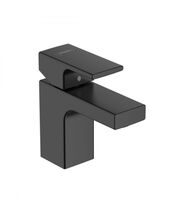 Смеситель для раковины Hansgrohe Vernis Shape 70, с гарнитуром, матовый черный, 71560670