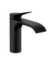 Смеситель для раковины Hansgrohe Vivenis 110, CoolStart, без гарнитуры, черный матовый, 75024670