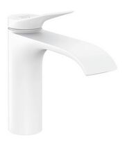 Смеситель для раковины Hansgrohe Vivenis 110, CoolStart, с гарнитуром, белый матовый, 75023700