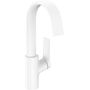 Смеситель поворотный Hansgrohe Vivenis 210, без донного клапана, матовый белый, 75032700