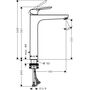 Смесители для умывальника Hansgrohe Logis E 230, с гарнитуром, 71162000
