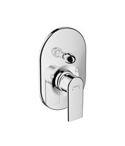 Смеситель для ванны Hansgrohe Metris, однорычажный, 31484000