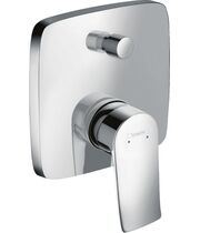 Смеситель для ванны Hansgrohe Metris, с защитной комбинацией, 31451000