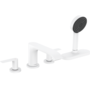 Смеситель на борт ванны Hansgrohe Vivenis, sBox, матовый белый, 75444700
