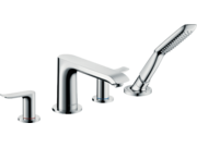 Смеситель на край ванны Hansgrohe Metris, 4 о..