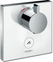 Термостат Hansgrohe ShowerSelect Highflow, ручной душ, стеклянный, 15735400