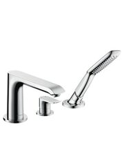 Врезной смеситель для ванны Hansgrohe Metris, 4 отверстия, 31190000