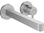 Смеситель Hansgrohe Finoris, настенный, с изл..