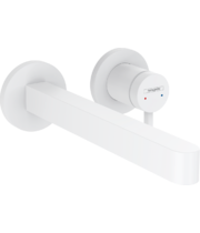 Смеситель Hansgrohe Finoris, настенный, с изливом 225 мм, матовый белый, 76050700