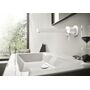 Смеситель Hansgrohe Finoris, настенный, с изливом 225 мм, матовый белый, 76050700