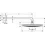 Тропический душ со стены Hansgrohe Raindance Select S300 2jet, 27378400