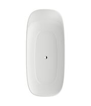 Каменная ванна Laufen Ino 230302 180x80 с ножками и подголовником, встроенный перелив