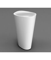 Свободностоящая раковина Laufen Palomba 52,5x40 см, без отв, 8118030001091