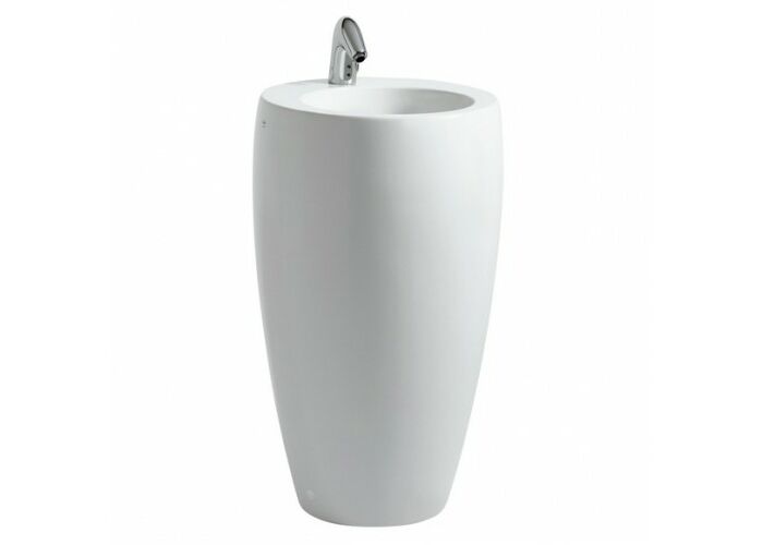Умывальник Laufen Alessi One 811972 53x53 с пьедесталом, покрытие LCC