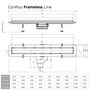 Душевой лоток Pestan Confluo Frameless Line 550