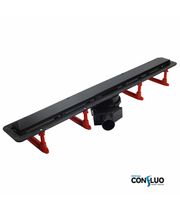 Душевой лоток Pestan Confluo Frameless Line 850 Black Glass, 13701206
