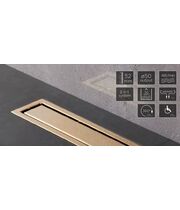 Душевой лоток Pestan Confluo Premium Line 450 Gold, 13100051