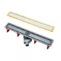 Душевой лоток Pestan Confluo Premium White Glass Line 450 Gold, 13100089