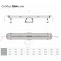 Душевой лоток Pestan Confluo Slim Line 750+
