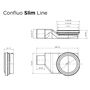 Душевой лоток Pestan Confluo Slim Line 950+, 13000303