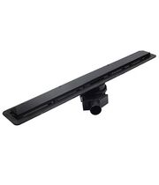 Душевой лоток линейный 2в1 Pestan Confluo Frameless Line 300 Matte Black, 13701259