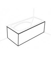 Цельная панель для ванны Poolspa Klio, Linea, Muza 170x70 L