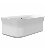 Акриловая пристенная ванна Ravak Ypsilon W 178x86, черный слив, XC00100035